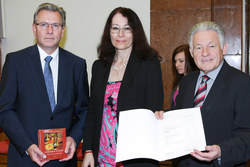Verleihung von Berufstiteln an verdiente Persönlichkeiten durch Landeshauptmann Dr.Josef Pühringer