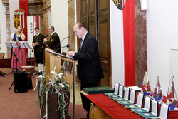 Verleihung des Prof.-Zeman-Preis und der Kinzl-Medaiile durch Landeshauptmann Dr.Josef Pühringer im Steinernen Saal