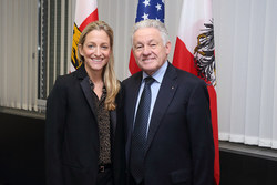 Arbeitsgespräch mit US-Botschafterin Alexa Wesner