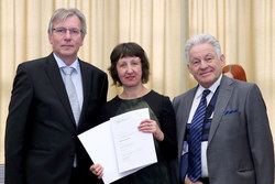 Verleihung von Berufstiteln durch Landeshauptmann Dr. Josef Pühringer und Landesschulratspräsident Fritz Enzenhofer