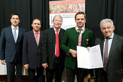 Überreichung des Goldenen Leistungsabzeichen des OÖ Blasmusikverbandes durch Landeshauptmann Dr. Josef Pühringer