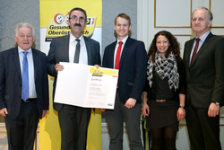 Verleihung des Qualitätszertifikates für Gesunde Gemeinden im Netzwerk durch Landeshauptmann Dr. Josef Pühringer, Gemeinde Altenberg bei Linz