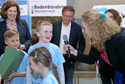 Preisverleihung Schulgartenwettbewerb mit Landesrat Rudi Anschober