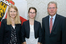 Junglehrerempfang mit Landesrätin Mag. Christine Haberlander und Landesschulratspräsident Fritz Enzenhofer