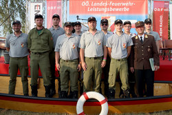 Landes-Feuerwehr Wasserwehrabzeichen mit Landeshauptmann Mag.Thomas Stelzer und Landesrat Kommerzialrat Elmar Podgorschek