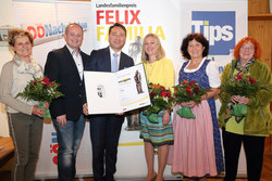 Preisverleihung Felix Familia 2019 mit LH-Stv. Dr. Manfred Haimbuchner am 14. Mai im Promenadenhof Linz