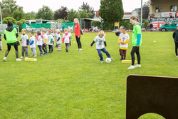 Kindergartenolympiade mit Landeshauptmann-Stellvertreterin Mag. Christine Haberlander und Landesrat Markus Achleitner.