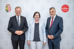 Empfang für pensionierte Lehrerinnen und Lehrer mit Landeshauptmann Mag. Thomas Stelzer und Bildungsdirektor Dr. Alfred Klampfer