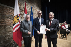 Amtseinführung von Bezirkshauptmann Dr. Florian Kolmhofer im Kubinsaal in Schärding