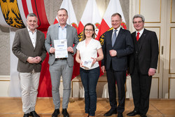 Verleihung der Zertifikate Meistersingerschule 2023 durch Landeshauptmann Mag. Thomas Stelzer in den Linzer Redoutensälen. 