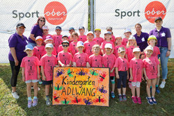 Kindergarten-Olympiade mit LHStv Haberlander und LR Achleitner im Sportzentrum Traun 