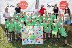 Kindergarten-Olympiade mit LHStv Haberlander und LR Achleitner im Sportzentrum Traun 