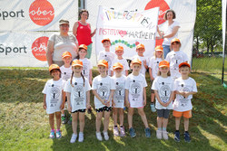 Kindergarten-Olympiade mit LHStv Haberlander und LR Achleitner im Sportzentrum Traun 