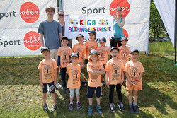 Kindergarten-Olympiade mit LHStv Haberlander und LR Achleitner im Sportzentrum Traun 