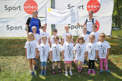 Kindergarten-Olympiade mit LHStv Haberlander und LR Achleitner im Sportzentrum Traun 