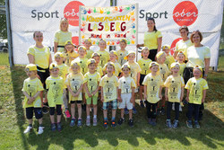 Kindergarten-Olympiade mit LHStv Haberlander und LR Achleitner im Sportzentrum Traun