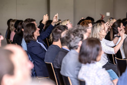 Verleihung der Schulsportgütesiegel durch Landeshauptmann-Stellvertreterin Christine Haberlander im Festsaal des Europagymnasium Linz Auhof.