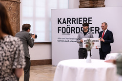 Der Ferialkräfteempfang mit Landeshauptmann Mag. Thomas Stelzer fand im Steinernen Saal des Linzer Landhauses statt.