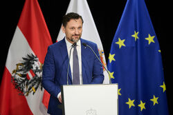 Amtseinführung des neuen Bezirkshauptmanns des Bezirks Urfahr-Umgebung Dr. Ferdinand Watschinger.
