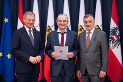 Lehrertitelverleihung durch Landeshauptmann Mag. Thomas Stelzer und Bildungsdirektor Mag. Dr. Alfred Klampfer, B.A.