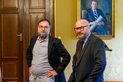 Verleihung Habilitationsstipendien durch LHstv Christine Haberlander und LR Markus Achleitner
