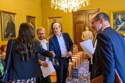 Verleihung Habilitationsstipendien durch LHstv Christine Haberlander und LR Markus Achleitner