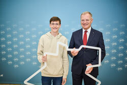 Ferialkräfteempfang im Steinernen Saal des Linzer Landhauses mit Landeshauptmann Mag. Thomas Stelzer.