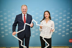 Ferialkräfteempfang im Steinernen Saal des Linzer Landhauses mit Landeshauptmann Mag. Thomas Stelzer.