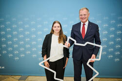 Ferialkräfteempfang im Steinernen Saal des Linzer Landhauses mit Landeshauptmann Mag. Thomas Stelzer.
