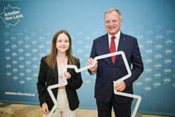 Ferialkräfteempfang im Steinernen Saal des Linzer Landhauses mit Landeshauptmann Mag. Thomas Stelzer.