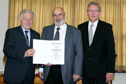 Feierstunde 50 jähriges Maturajubiläum mit Ehrenbriefübergabe durch Landeshauptmann Dr. Josef Pühringer und Präsident Fritz Enzenhofer