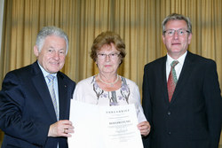 Feierstunde 50 jähriges Maturajubiläum mit Ehrenbriefübergabe durch Landeshauptmann Dr. Josef Pühringer und Präsident Fritz Enzenhofer