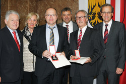 Verleihung von Berufstiteln und Bundesauszeichnungen durch Landeshauptmann Dr.Josef Pühringer an verdiente Persönlichkeiten