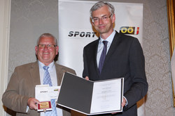 Verleihung von Kosulententitel im Sportwesen an verdiente Persönlichkeiten durch Landesrat Dr.Strugl