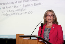 Sponsionsfeier der Fachhochschule für Gesundheitsberufe Oberösterreich : Masterstudiengänge