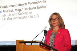 Sponsionsfeier der Fachhochschule für Gesundheitsberufe Oberösterreich: Ergotherapie und Hebamme