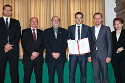 Sponsion der Fachhochschule OÖ Campus Steyr Ehrung durch LAbg. Mag. Bernhard Baier