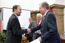 Verleihung von Berufstiteln-Dekretübergabe durch Landesschulpräsident Fritz Enzenhofer und Landesschulratsdirektor Dr.Peter Sonnberger