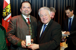 Ehrungen und Auszeichnungen anläßlich der Landesausstellung 2013 durch Landeshauptmann Dr.Josef Pühringer in Freistadt