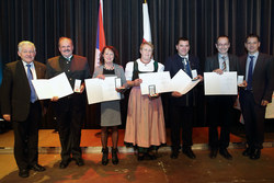 Ehrungen und Auszeichnungen anläßlich der Landesausstellung 2013 durch Landeshauptmann Dr.Josef Pühringer in Freistadt