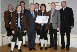 Ehrung verdienter Musikkapellen durch Landeshauptmann Dr.Josef Pühringer
Musikverein Höhnhart