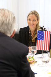 Arbeitsgespräch mit US-Botschafterin Alexa Wesner