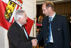 Dienstjubiläum mit Landeshauptmann Dr. Josef Pühringer