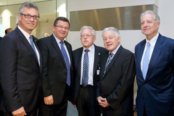 LH Dr. Josef Pühringer mit Vertretern der bayerischen Delegation