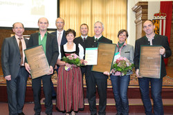 Landwirtschaftlicher Bauwettbewerb Siegerehrung mit Landesrat Max Hiegelsberger