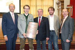 Landwirtschaftlicher Bauwettbewerb Siegerehrung mit Landesrat Max Hiegelsberger