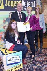 Verleihung der Auszeichnung Junge Gemeinde durch Landesrätin Mag. Doris Hummer