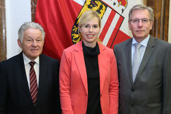 Empfang von Junglehrern im Landhaus mit Landeshauptmann Dr.Josef Pühringer