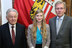 Empfang von Junglehrern im Landhaus mit Landeshauptmann Dr.Josef Pühringer