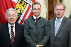 Empfang von Junglehrern im Landhaus mit Landeshauptmann Dr.Josef Pühringer